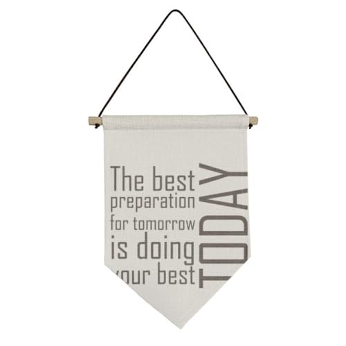 Drapeau sur toile citation positive pour booster la confiance en soi