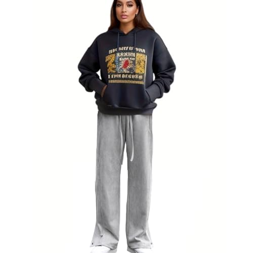 Women's Pants Side Split Snap Button Casual Faux Suede Sweatpants Workout Track Basketball Joggers2