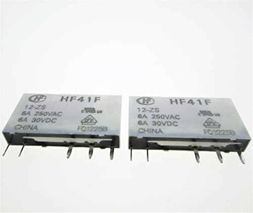 Relé HF41F 12-ZS de 5 pines para proyectos de domótica y paneles