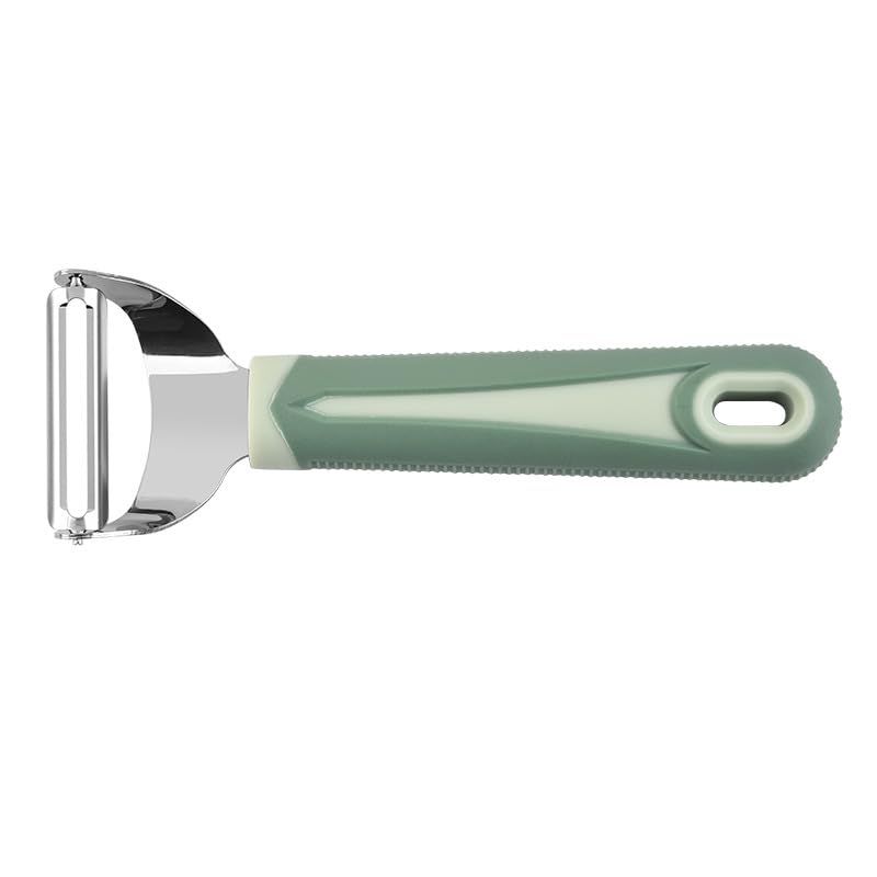 Vegetable Peeler -Y Julienne Shredder with 4.8'' Long Silicone Handle -Potato Peeler Swivel Peeler for Kitchen