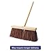 Rubbermaid FG9B2200BRN Push Broom Street Broom 16"L wood block - Case of 4