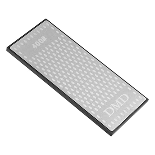 Doppelseitiger Diamant Schleifstein für Küchenmesser, 200x70mm, Körnung 400/1000, Silikagel-Basis, Rutschfest