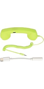 Amazon.com: Telephone Handset for Cellphone, Retro Phone Handset