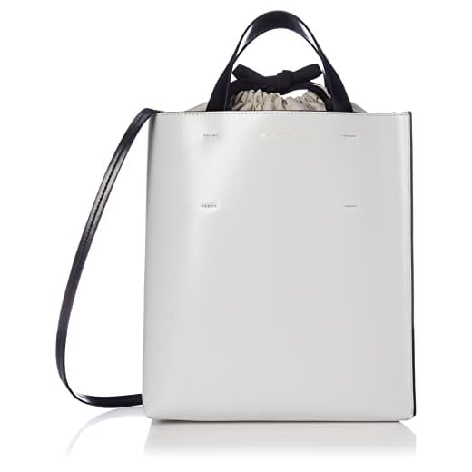 Marni SHMPV01TY0LV639Z2P70 Women's Shoulder Bag, STONE+BLACK+BLACK