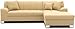 Produktbild DOMO. collection Ecksofa Capri, Sofa in L-Form, Couch, Polsterecke, Eckcouch, Sofa-Garnitur, Longchair rechts, 239 x 152 x 75 cm (BxTxH), beige