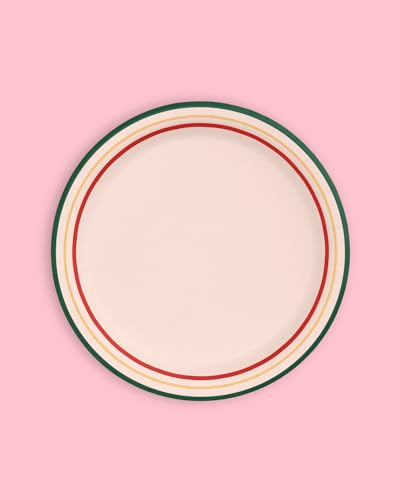 xo, Fetti Camp Gingham Paper Plates - 24 pk, 9" | Bachelorette Decorations, Camp Bride, Getting Lit + Getting Hitched, Gingham Birthday Party, Glamping Baby Shower Supplies, Cool Cake Plates