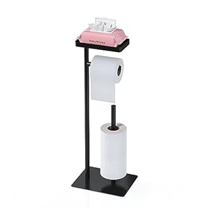 Funpala T-005 Toilettenpapierhalter Freistehend Schwarz