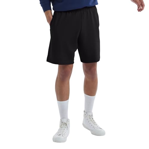 Image of Hanes Men's Shorts, Essentials Short with Pockets, Gym Shorts for Men, Men's Athletic Shorts, 7.5 inch