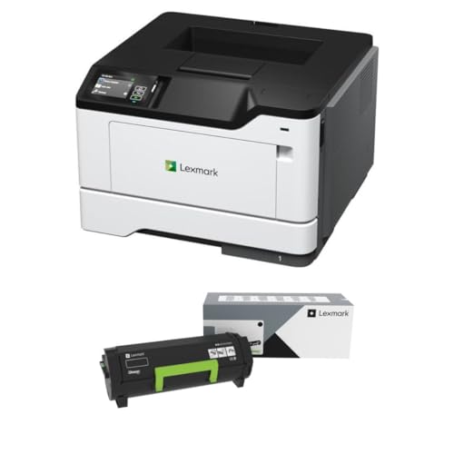 Image of Lexmark MS531dw Monochrome Laser Printer, Duplex (2-Sided Printing), Energy Star, Up to 46 ppm, 2.8 inch, Color Touch Screen(38S0300) Bundle with 66S1000 Black 5K Yield Toner Cartridge