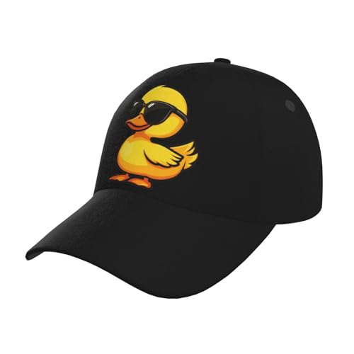 Cute Duck Baseball Cap for Women Men Funny Cartoon Duck Hats Adjustable Trucker Hats Sun Protection Novelty Caps