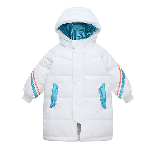 Hooded Down Jacket for Girls Boys Packable Down Warm Coat Shiny Outerwear for Kids Winter Snowsuit Outerwear
