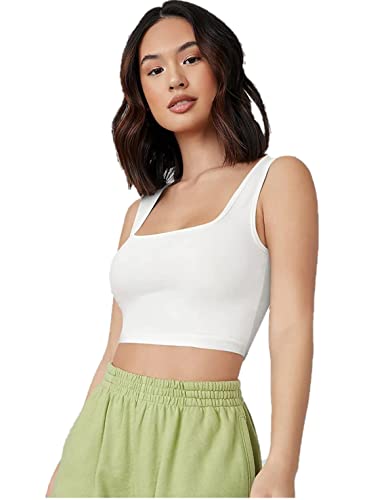 Image of SriSaras Women's Premium Cotton Strechable Tank Tops
