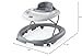 Chicco Mod Walker Foldable Infant Walker, 3 Height Adjustments, BPA-Free Tray with 2 Cup Holders, Brake Pads, for Children up to 26 lbs., Space-Saving Compact Fold | Grey/Grey