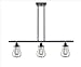 Innovations 516-3I-BK-513-LED 3 Island Light Vintage Dimmable LED, Matte Black
