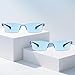 AQOYNQ 2 PCS Auto Focus Glasses Self Adjusting, Automatic Zoom Anti-Blue Light Presbyopia Glasses, Intelligent Dual Focus Smart Reading Glasses for Women & Men(Blue)
