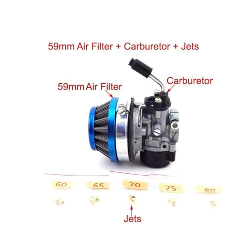 Carburateur 2 temps 49cm3-80cm3 pour réparer un vélo motorisé - 2