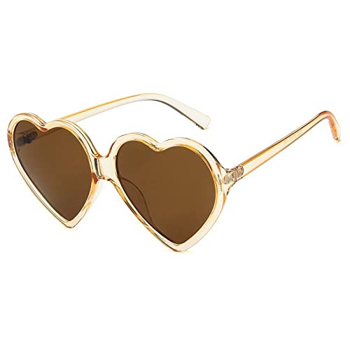 Love Heart Sunglasses Women Fashion cute sexy retro Cat Eye Vintage Sun Glasses red purple tea UV400 Lens female