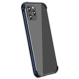 12 mini ケース/カバー アルミ バンパー かっこいい アルミサイドバンパー アップル アイフォン12ミニ おしゃれ スマフォ スマホ スマートフォンケース/カバー[ 12 mini(ブルー)]