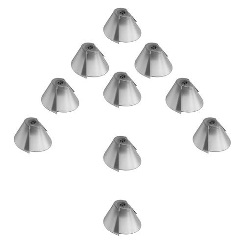 Hearing Aid Tulip Domes with Wax Guards for GN Resound Sure Fit Standard Receiver - Upgraded Invisible & Comfortable Hearing Aid Accessories for Clear Sound (Pack of 10)
