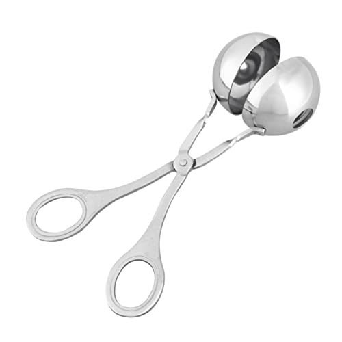 MOLUCKFU Meatball Making Tools Stainless Steel Meatball Maker Non-stick for Melon Fish and Shrimp Balls Rice Balls Chinese Food
