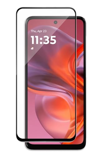 Image of HD Tempered Glass Screen Protector Compatible for Moto G05 5G with Edge to Edge coverage and Easy Installation kit