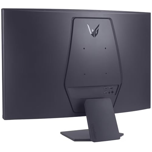 Image of LG 32GS60QC 80cm (32 Inch) Ultragear Curved (1000R) QHD (2560x1440) Gaming Monitor, 180Hz, 1ms, 3-Side Virtually Borderless, Anti-Glare, DP, HDMI X 2, HP Out, AMD FreeSync, Tilt Adjustment (Black)