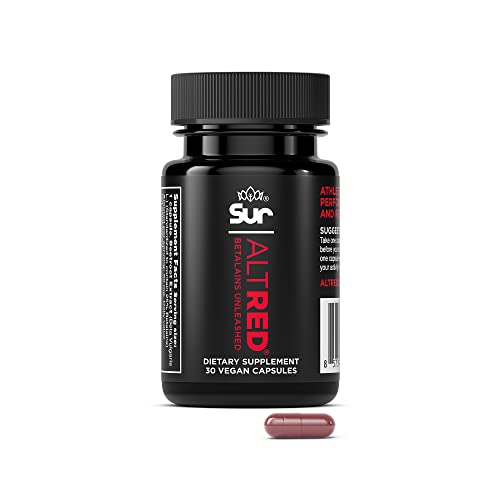 Altred Sur Beet Root Capsules For Muscle Recovery And Sports Nutrition - 25 B...
