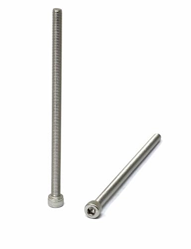 Image of iexcell 20 Pcs M5 x 100mm Thread Pitch 0.8 mm Stainless Steel 304 Hex Socket Head Cap Screws Bolts Kit