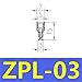 10Pcs Mini Vacuum Suction Cup Robot Accessories Industrial Pneumatic Accessories Powerful Suction Nozzle ZPL(ZPL-03,Black Nitrile Rubber)