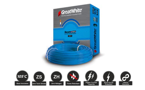 Image of GreatWhite SecureX - FRFX FR-PVC 2.5 sqmm wire Color : Blue 90 metres
