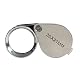 Taschenlupe Juweliere, Linse 30 x 21 mm aus Glas