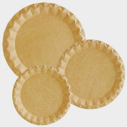 Genérico Platos Elegantes Kraft - Envio 24 h - Platos Desechable de Cartón Kraft - Platos para Cumpleaños, Bodas, Catering, eventos (600, 23)