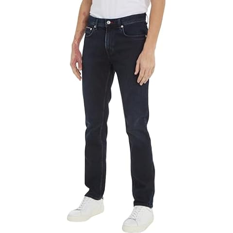 Tommy Hilfiger Men’s Stretch Jeans, Meek Blue Cover