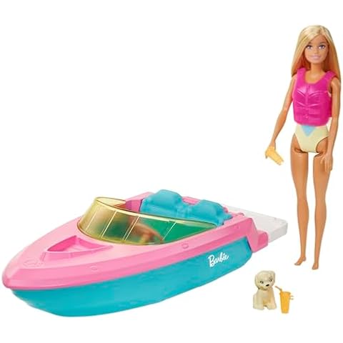 Barbie Doll and Boat Playset Cover