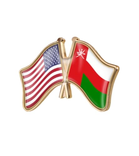 Image of World Most Countries Single Pin Brooch Badge United States USA America and Other Countries Cross Friendship Pin Badge for Men Women