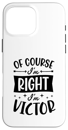 �������I'm Right I'm Victor�� �p�[�\�i���C�Y �X�}�z�P�[�X iPhone 16 Pro Max �p