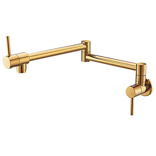 Pot remplisseur de cuisine pliable rotation double articulation laiton