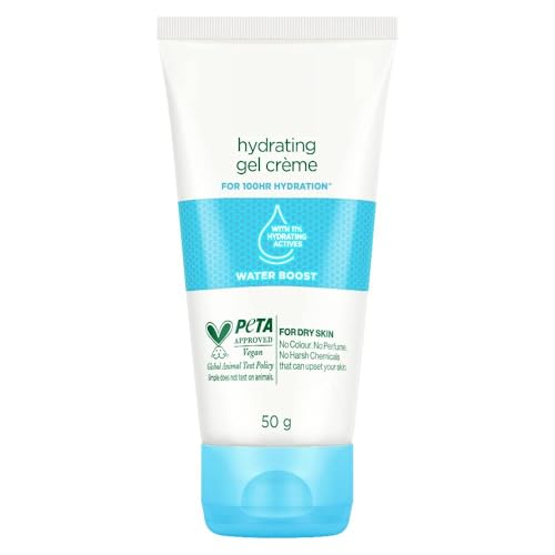 Wate.r Boost Hydrating Gel Creme 50g | For 100 HR Hydration | For Normal to Dry Skin | With Pentavitin & 11% Hydrating Actives