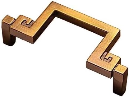 Hardware,pulls,2PCS Antique Bronze Handles for Cabinets,Zinc Alloy Furniture Handle,Vintage Style for Kitchen Cupboard Door Pull,Bedroom Dresser Drawer,Bathroom Furniture Hardware(Green bronze,96 mm)