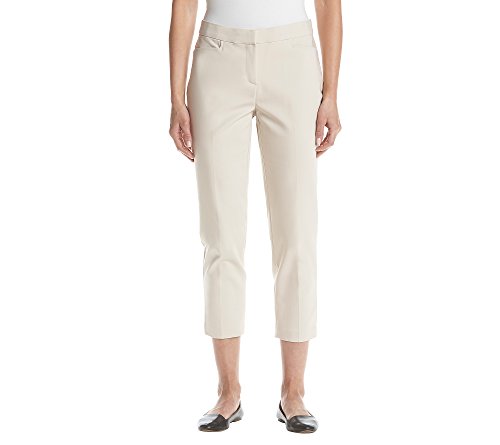 Rafaella Women's Petite Lightweight Satin Twill Ankle Dress Pants (Sizes 4-16 Petite)