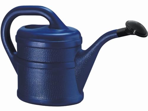 Gießkanne BLAU Blumenkanne Kunststoff für groß & klein, Garten & Zimmerpflanzen Gießkannen Gieskanne Gieskannen Giesskanne 2L 2 L Liter Watering Can Gieskannen2Liter + 1 Bildmagnet
