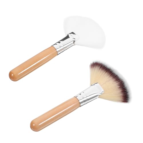 Veemoon Makeup Brush Kit 2pcs for Face Powder Makeup Tools for Foundation Blush Concealer Application