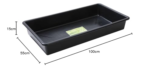Garland Titan Gartentablett schwarz 65 Liter Kapazität Saatanzucht 100x55x15cm