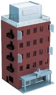 Greenmax N Gauge Colored Business Building Brown Basic 5-story 2607