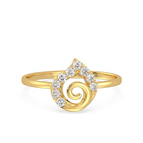 Malabar Gold and Diamonds 22k (916) Yellow Gold Ring for Women - Image 5