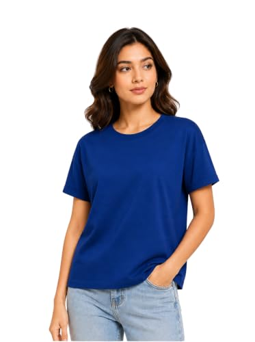 Image of Women's Plain Cotton T-Shirt