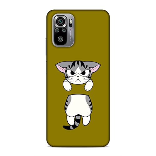 Image of Printed Mobile Back Hard Case Cover for Xiaomi Redmi Note 10 / Xiaomi Redmi Note 10S | Angry Baby cat, Cute cat,-2178