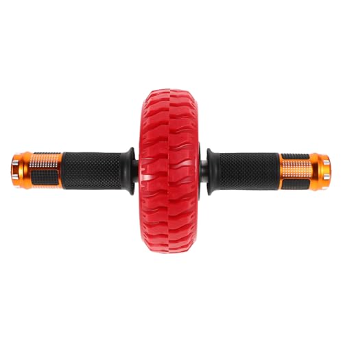 YARNOW rueda de abdominales rodillo de gimnasio rodillo rueda abs equipo de entrenamiento rodillo ab de apoyo para el codo rueda abdominal de fitness rueda abdominal fitness caucho rojo