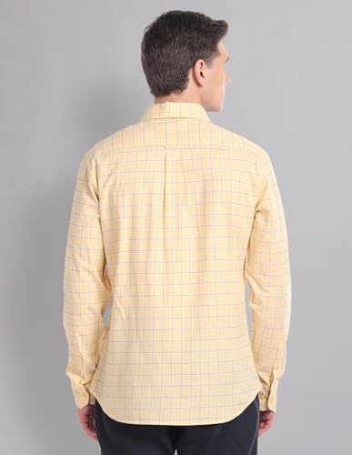 Image of AD by Arvind Tartan Check Cotton Summer Shirt