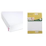 babybay Jersey Spannbetttuch Deluxe & GRÜNSPECHT wasserdichte Betteinlage 50x70cm, Matratzenschutz